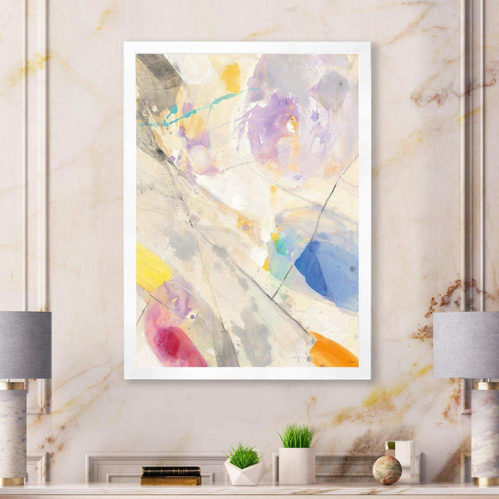 Spring Minimalist Confetti I - Modern Wall Art Prints