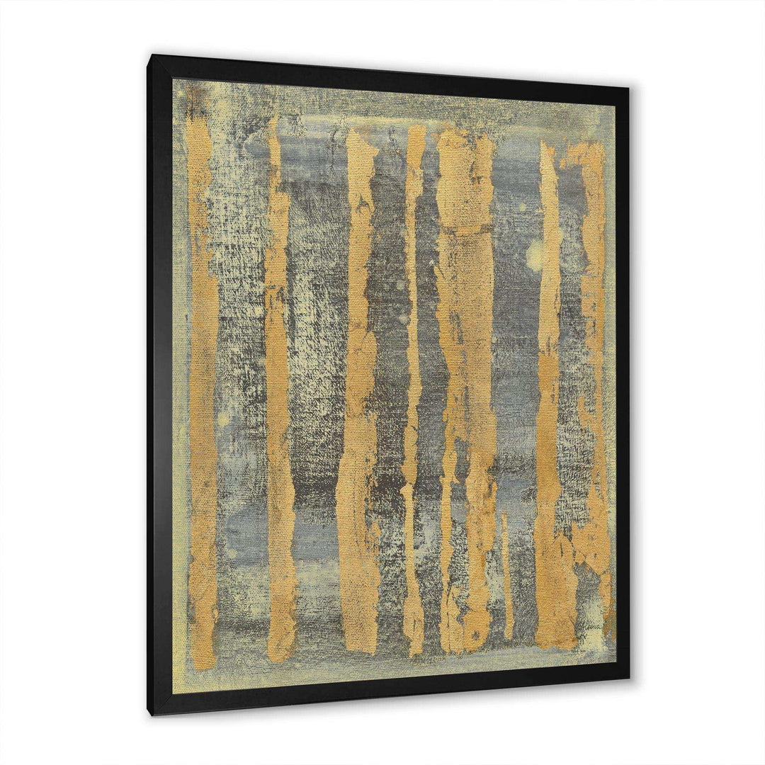 Glam Metallic Form IV - Modern Living Room Wall Decor
