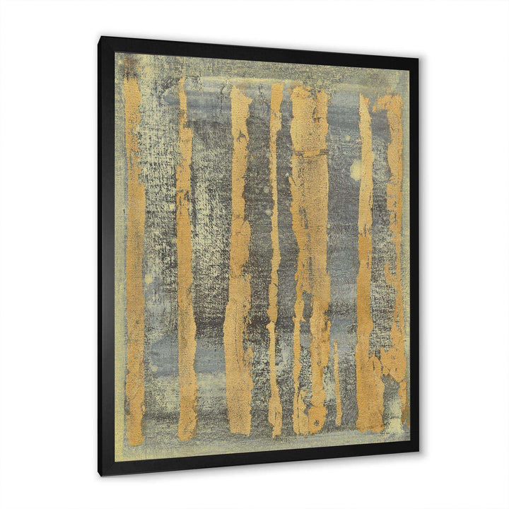Glam Metallic Form IV - Modern Living Room Wall Decor