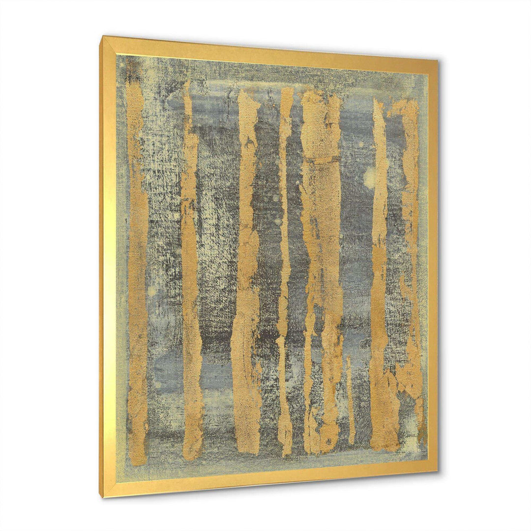 Glam Metallic Form IV - Modern Living Room Wall Decor