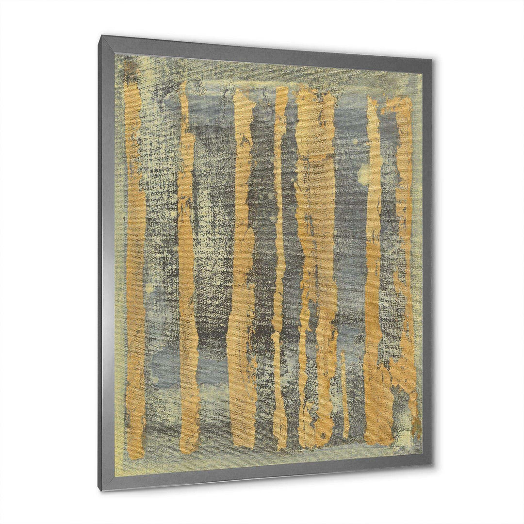 Glam Metallic Form IV - Modern Living Room Wall Decor