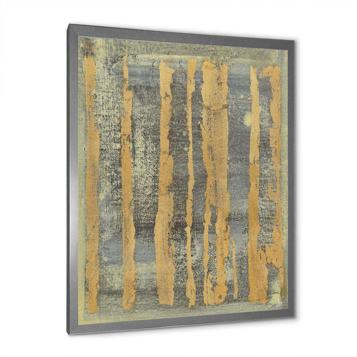 Glam Metallic Form IV - Modern Living Room Wall Decor