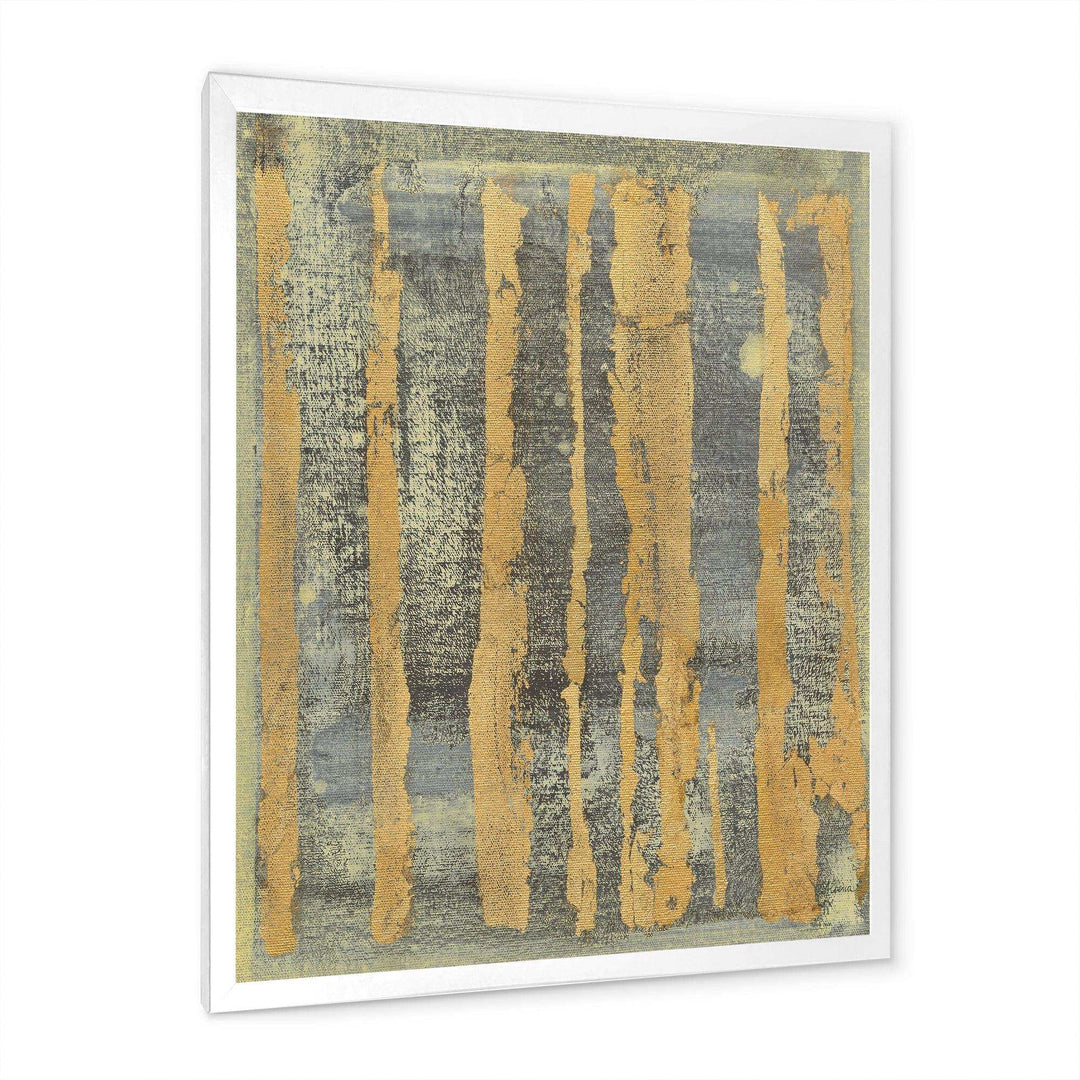 Glam Metallic Form IV - Modern Living Room Wall Decor