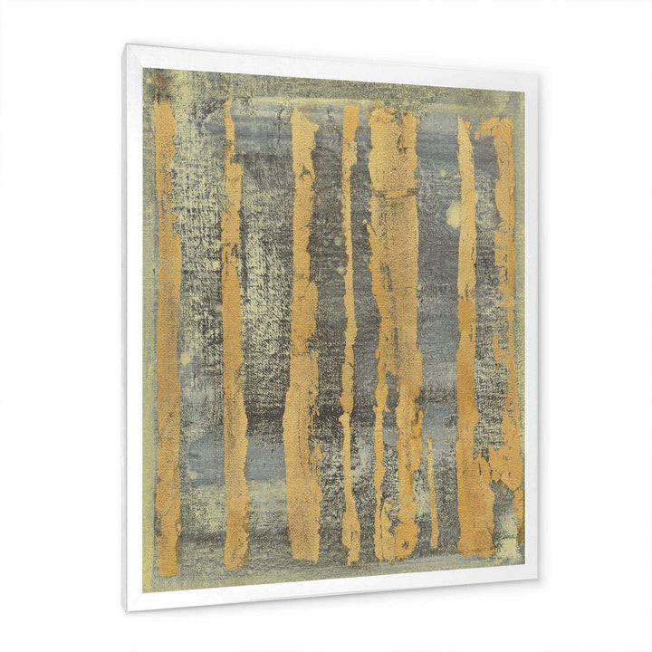 Glam Metallic Form IV - Modern Living Room Wall Decor