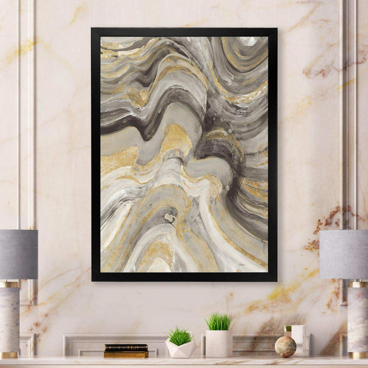 Glam Gold Canion - Modern Living Room Wall Decor