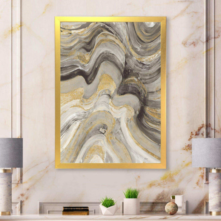 Glam Gold Canion - Modern Living Room Wall Decor