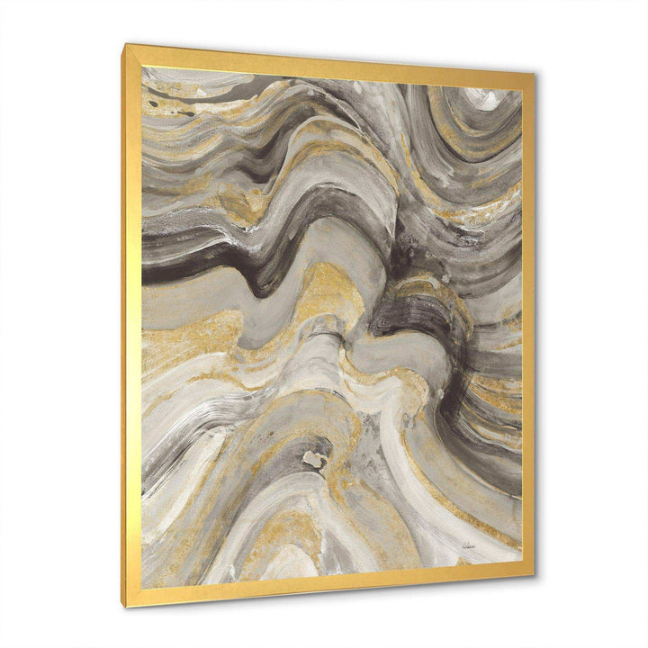 Glam Gold Canion - Modern Living Room Wall Decor