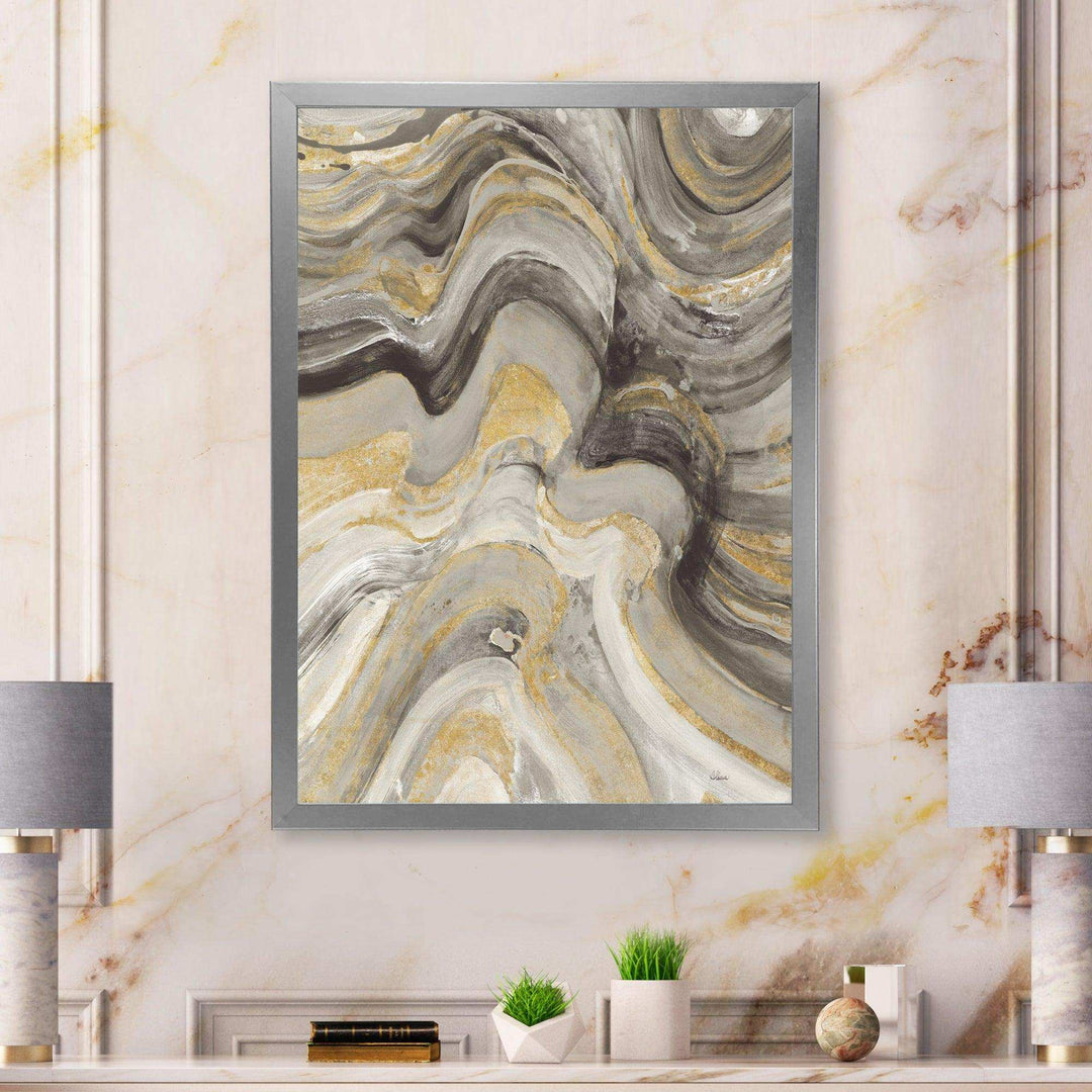 Glam Gold Canion - Modern Living Room Wall Decor