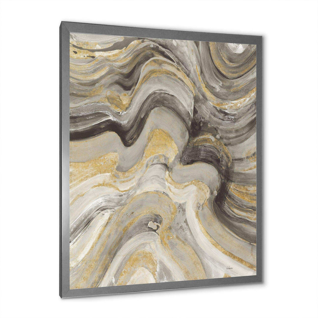 Glam Gold Canion - Modern Living Room Wall Decor