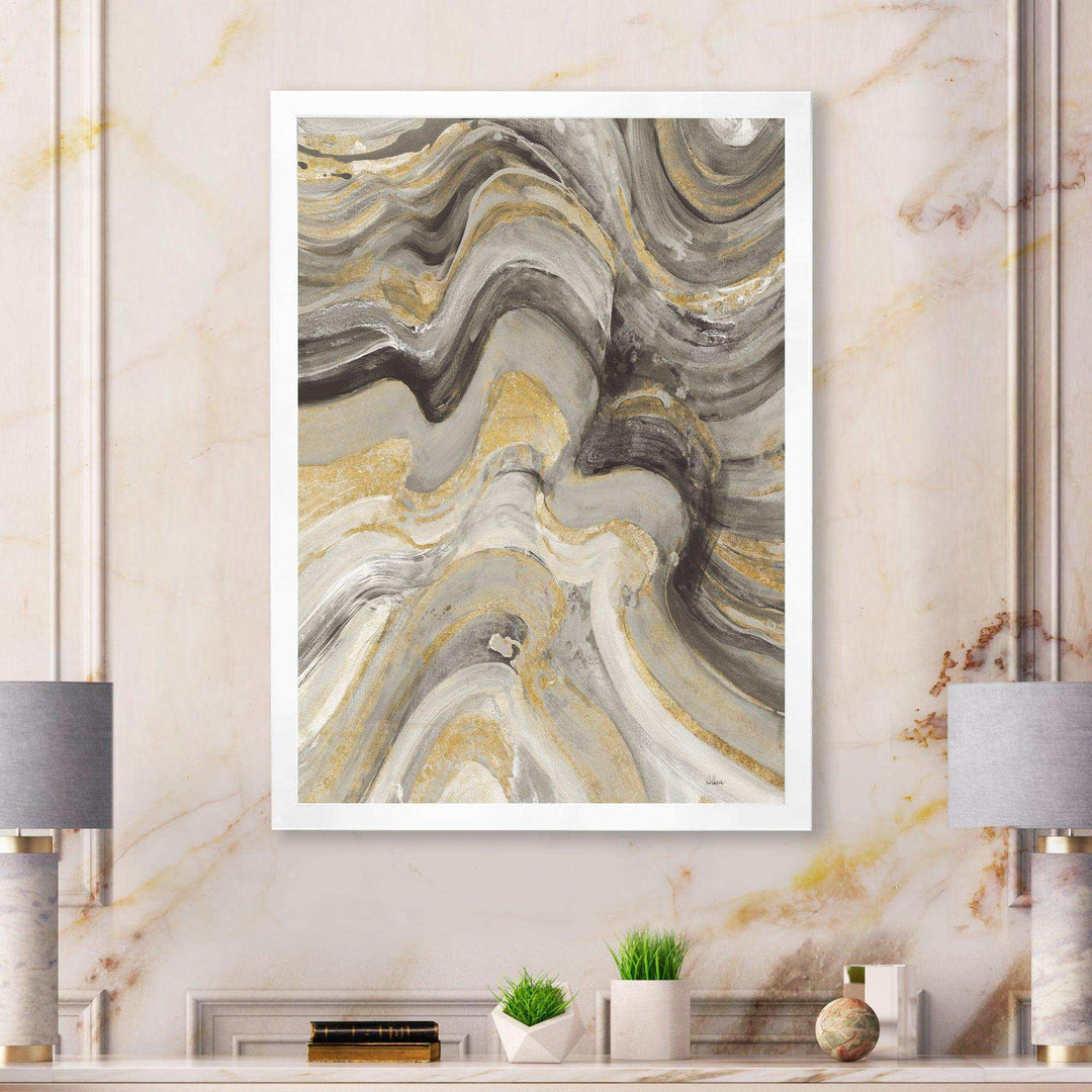 Glam Gold Canion - Modern Living Room Wall Decor