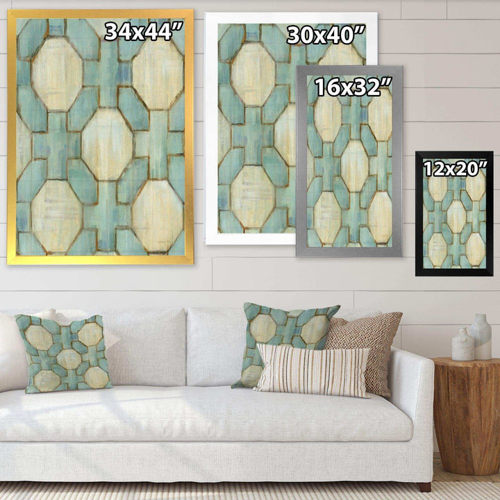 Geometric Title Element - Modern Canvas Wall Art