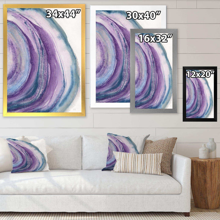 Watercolor Geode I - Farmhouse Wall Art Prints