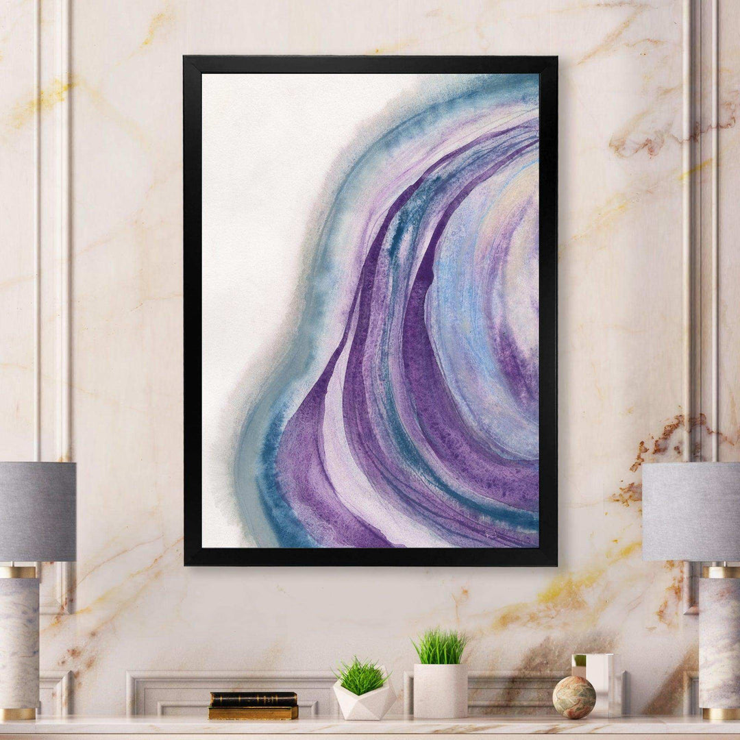 Watercolor Geode II - Modern Wall Art Prints