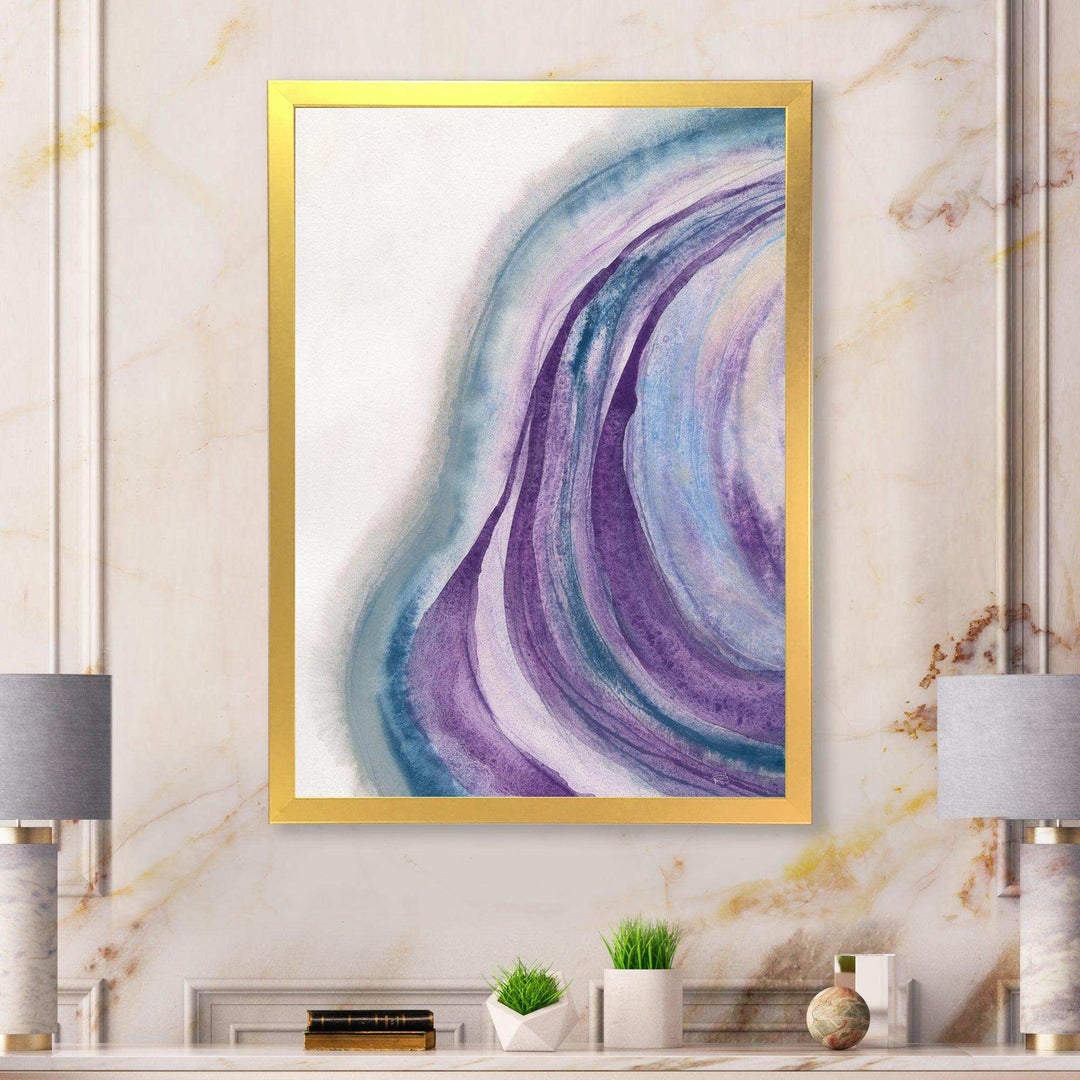 Watercolor Geode II - Modern Wall Art Prints
