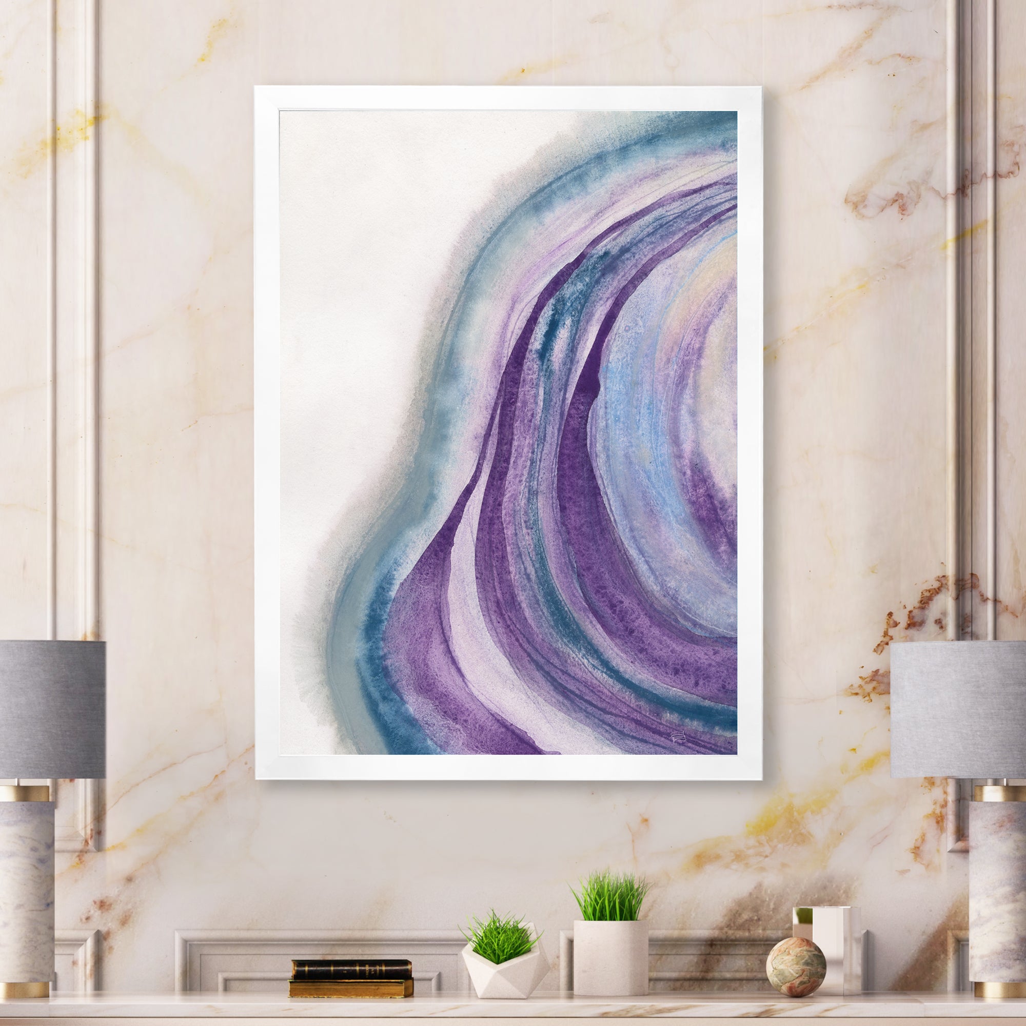Watercolor Geode II