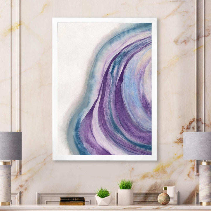 Watercolor Geode II - Modern Wall Art Prints