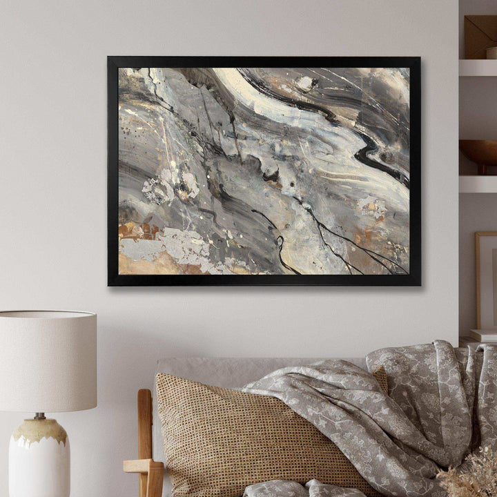 Fire and Ice Minerals II - Farmhouse Living Room Wall Decor