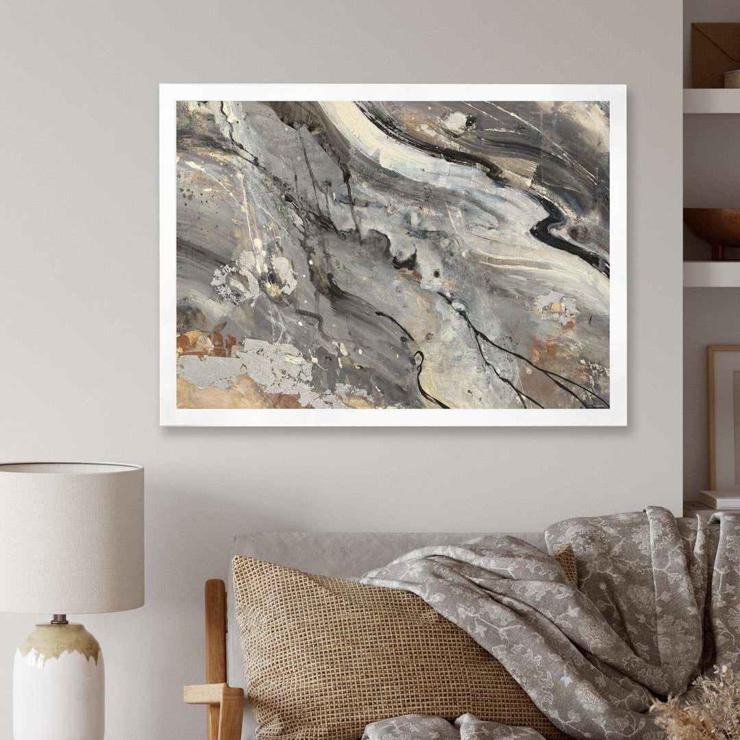 Fire and Ice Minerals II - Farmhouse Living Room Wall Decor
