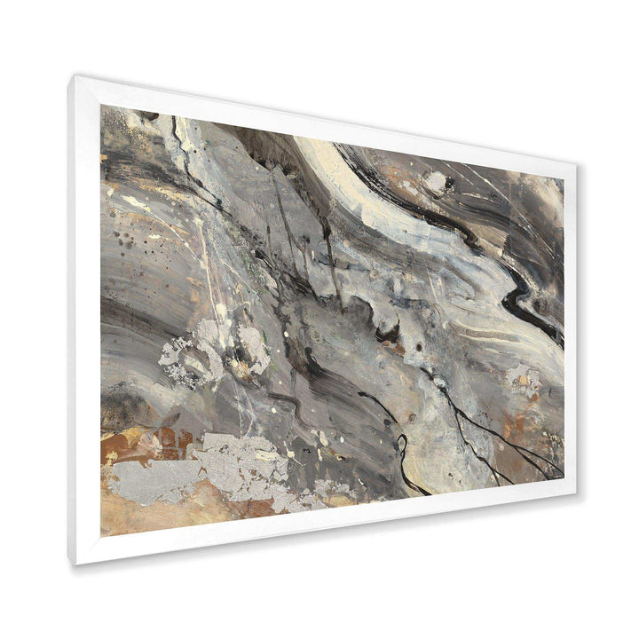 Fire and Ice Minerals II - Farmhouse Living Room Wall Decor