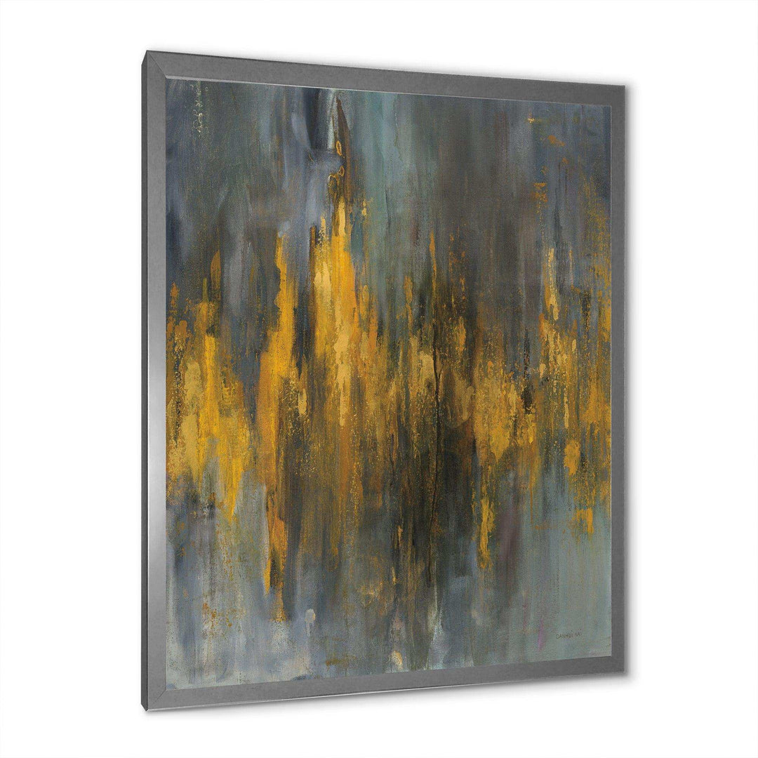 Black and Gold Glam Abstract - Modern Canvas Wall Art