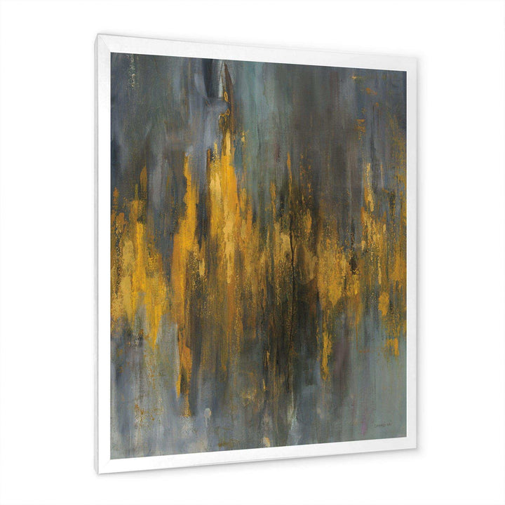 Black and Gold Glam Abstract - Modern Canvas Wall Art