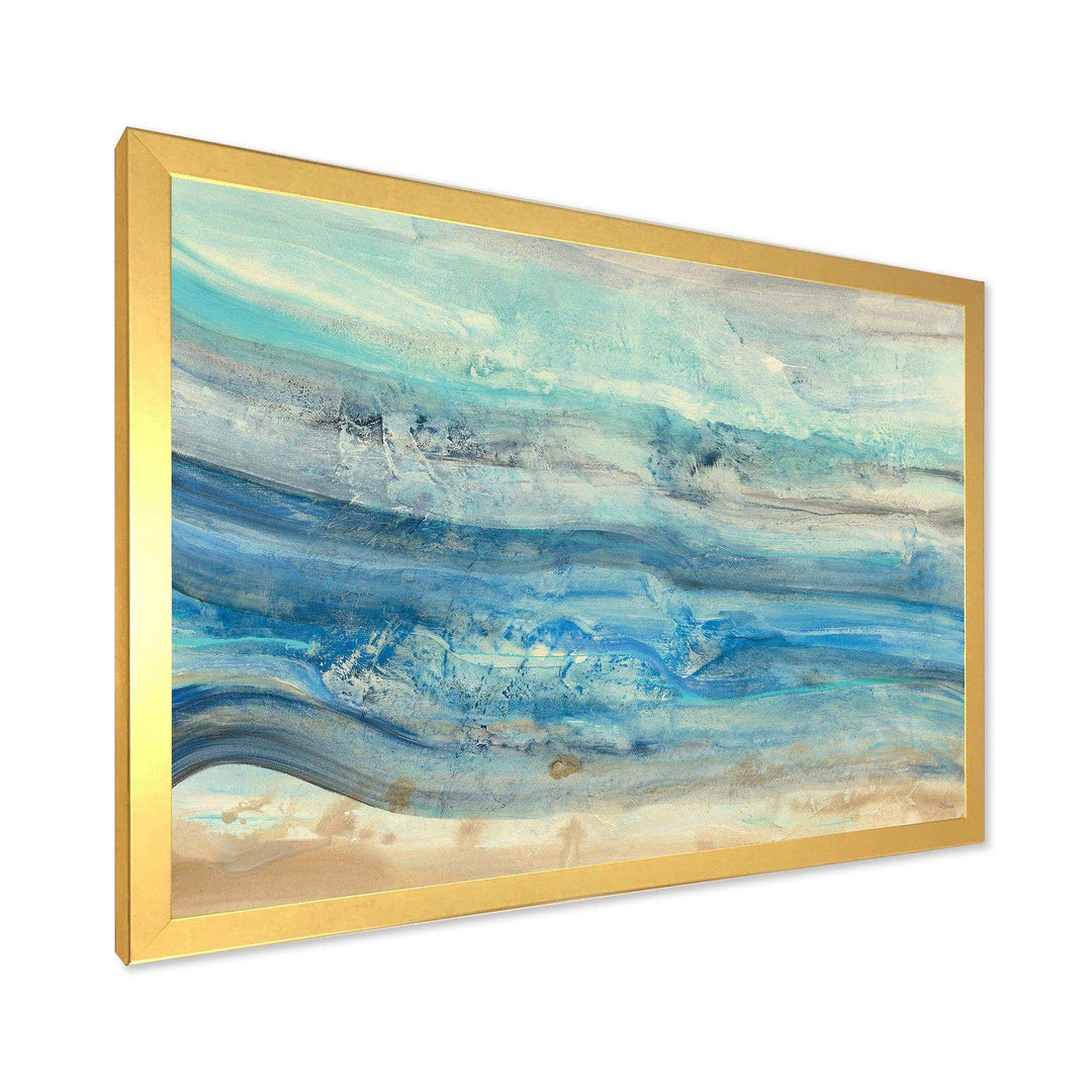 Ocean Mineral Waves - Nautical &amp; Coastal Bedroom Wall Art
