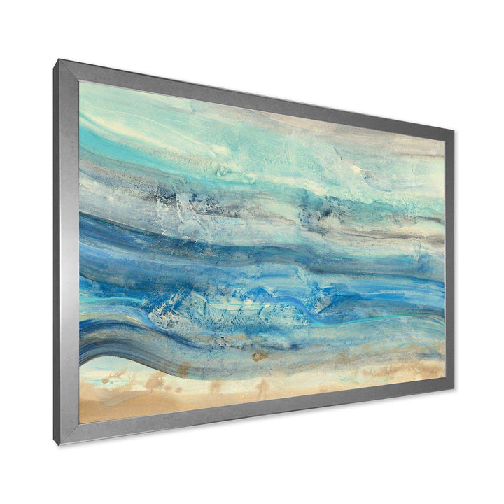 Ocean Mineral Waves - Nautical &amp; Coastal Bedroom Wall Art