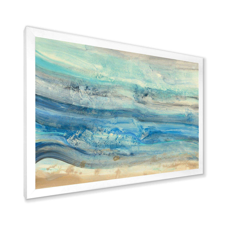 Ocean Mineral Waves - Nautical &amp; Coastal Bedroom Wall Art