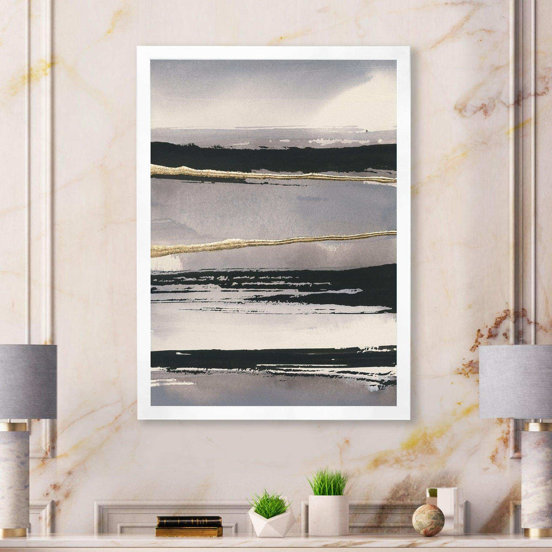 Glamorous Morning Fog III - Modern Canvas Wall Art