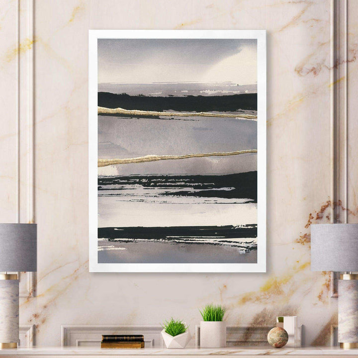 Glamorous Morning Fog III - Modern Canvas Wall Art