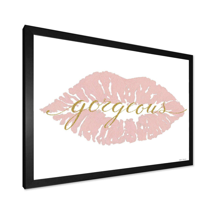 fashion Glam Lips on Gold II