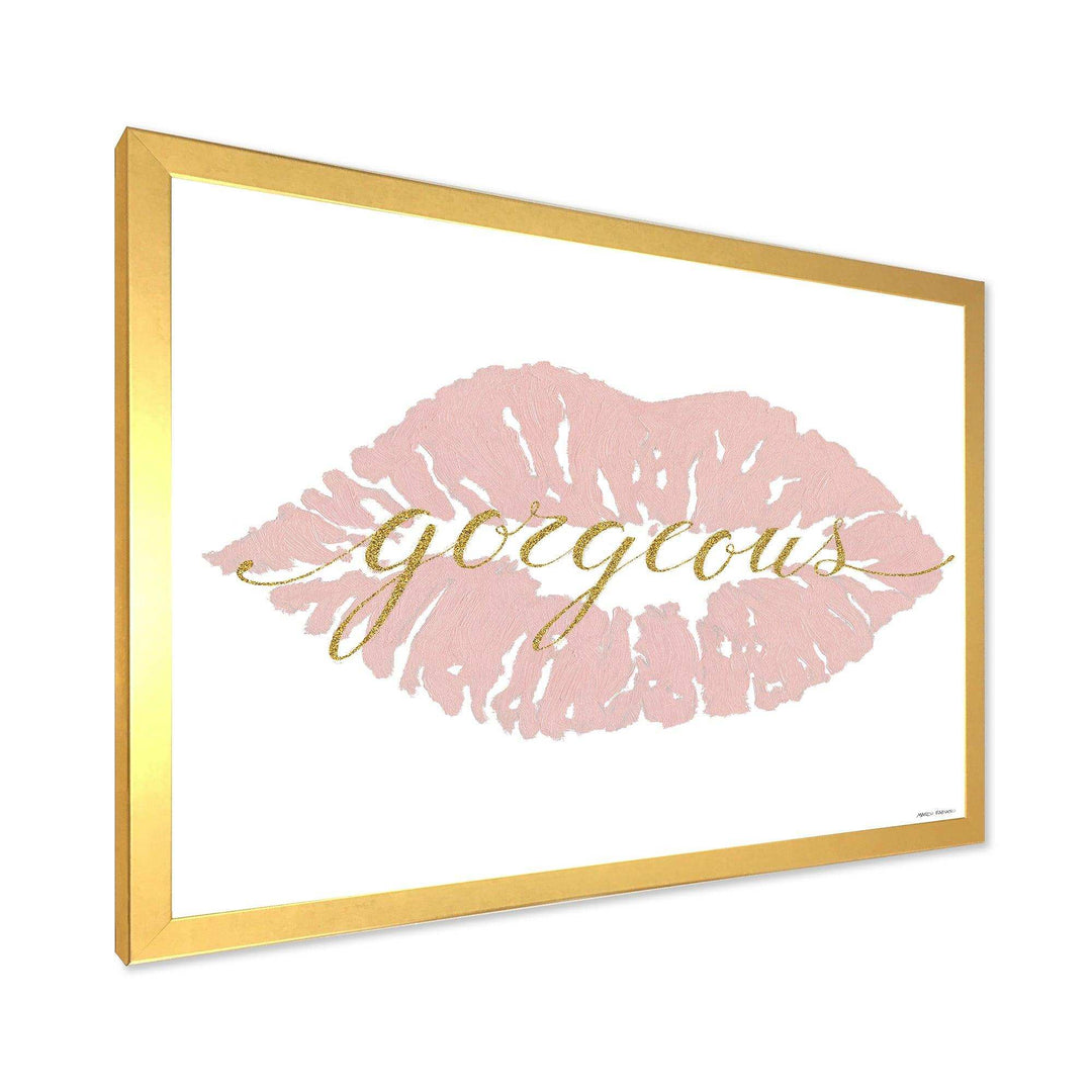 fashion Glam Lips on Gold II