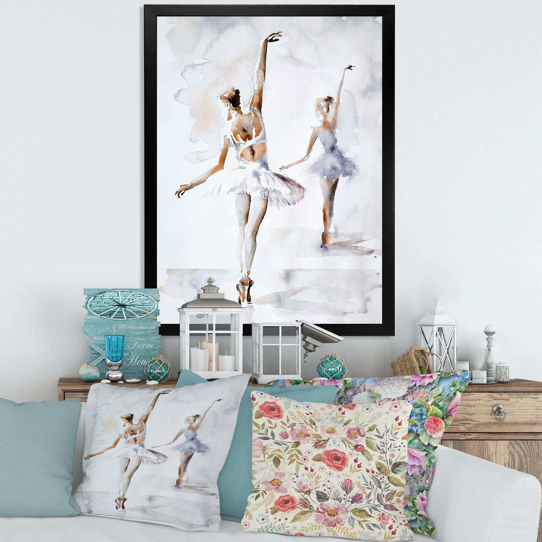 watercolors Ballerinas Dance II