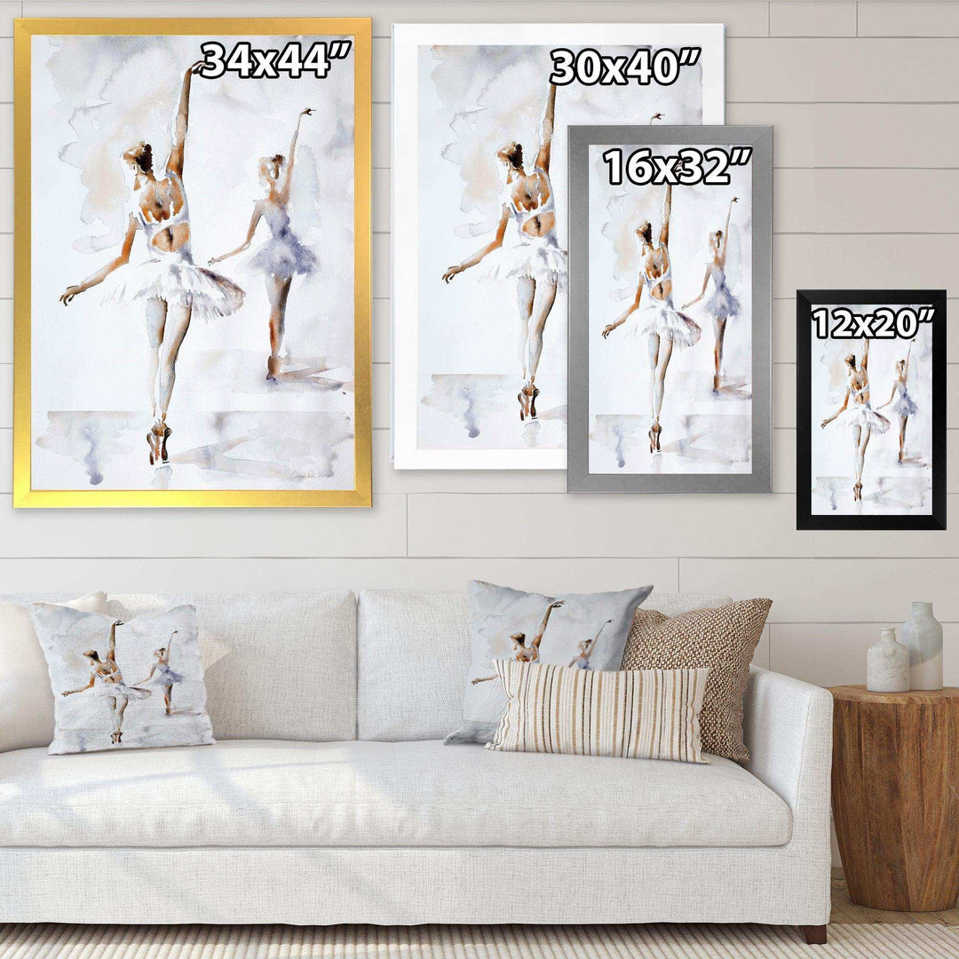 watercolors Ballerinas Dance II