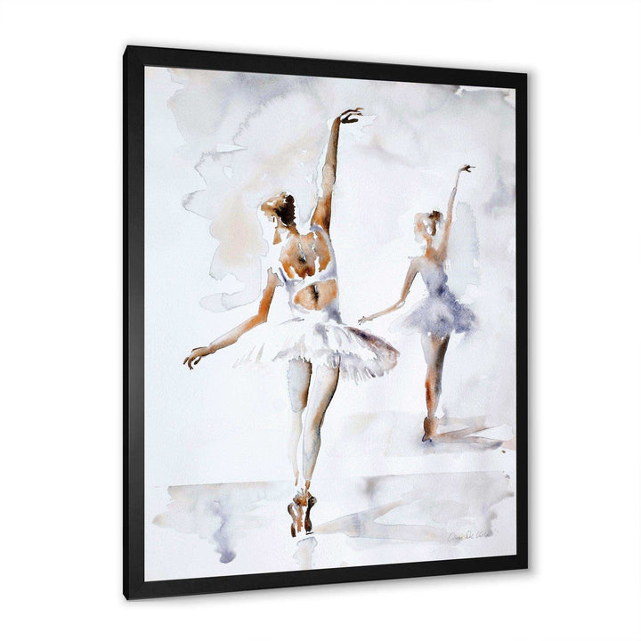 watercolors Ballerinas Dance II
