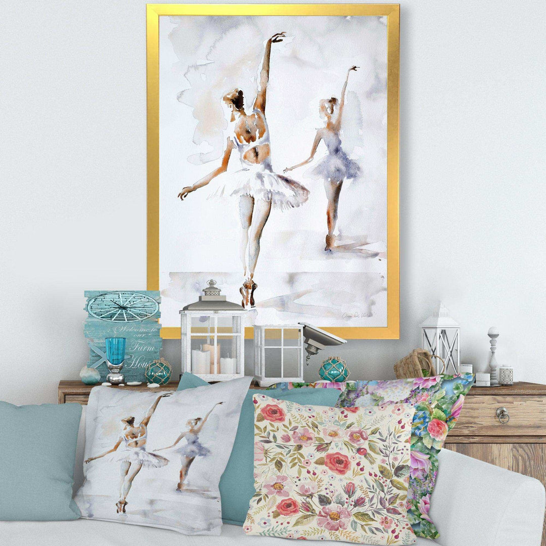 watercolors Ballerinas Dance II