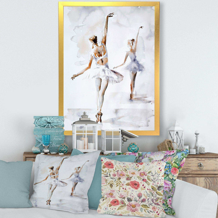 watercolors Ballerinas Dance II