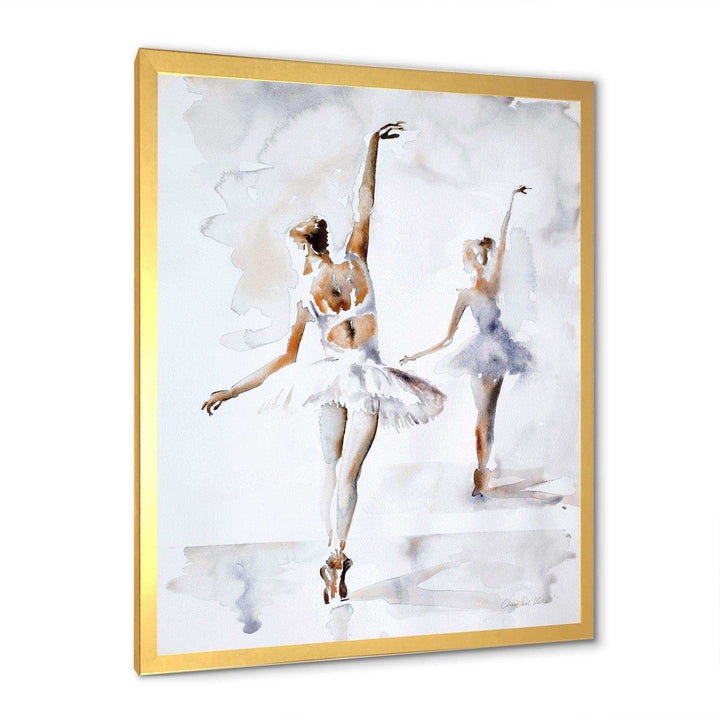 watercolors Ballerinas Dance II