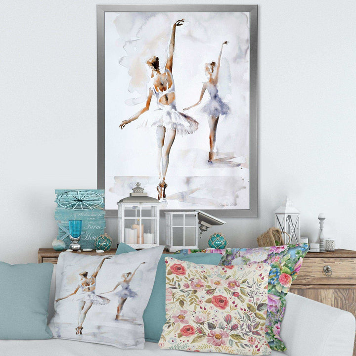 watercolors Ballerinas Dance II