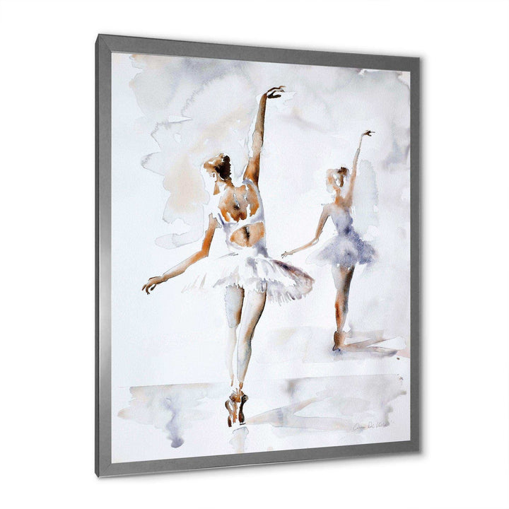 watercolors Ballerinas Dance II