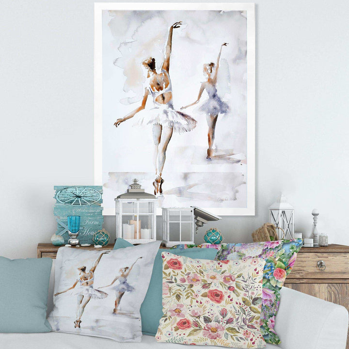 watercolors Ballerinas Dance II