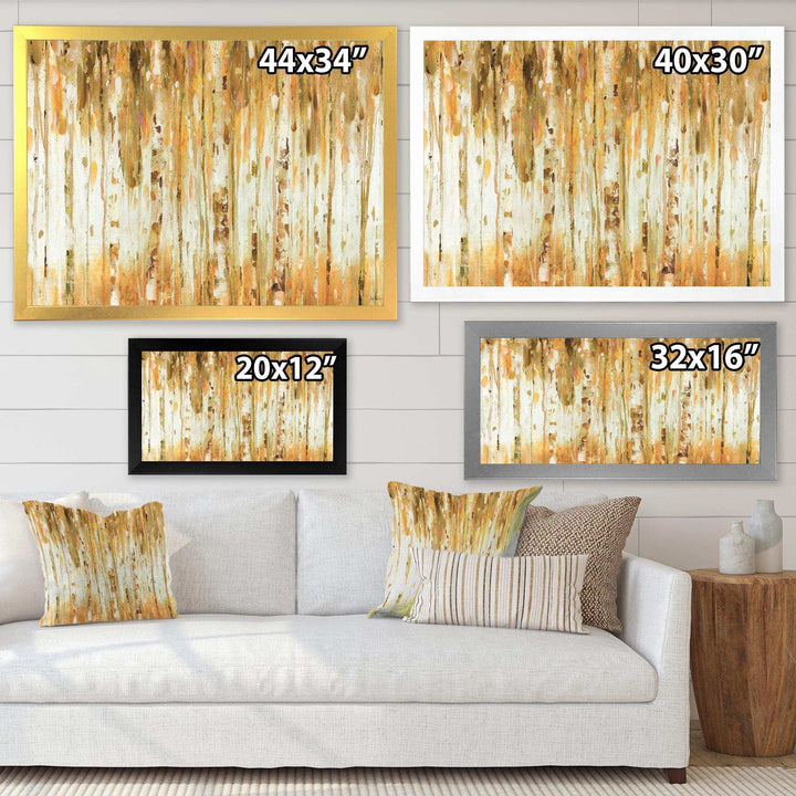 The Forest I Fall Crop - Modern Bedroom Wall Art