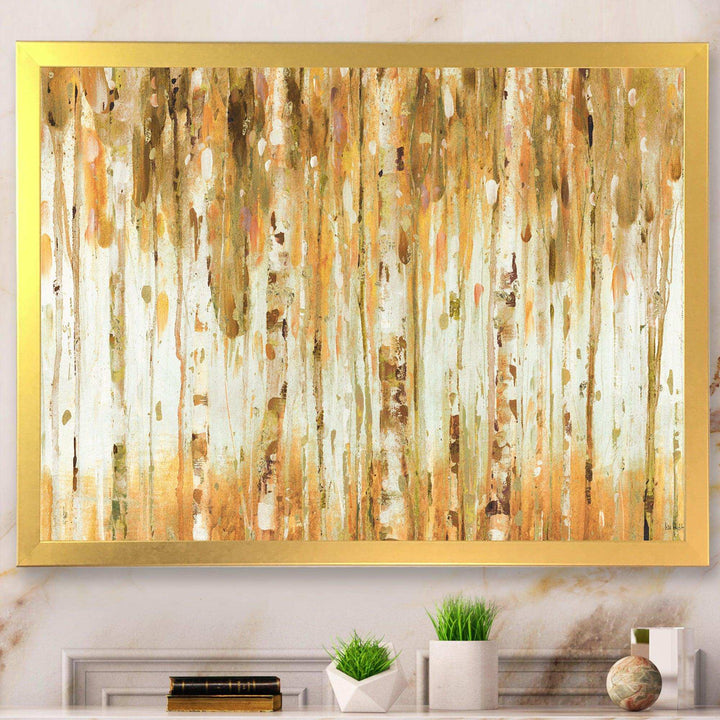 The Forest I Fall Crop - Modern Bedroom Wall Art