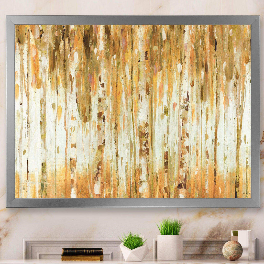 The Forest I Fall Crop - Modern Bedroom Wall Art
