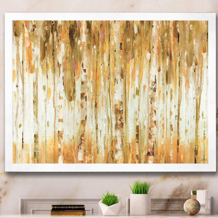 The Forest I Fall Crop - Modern Bedroom Wall Art