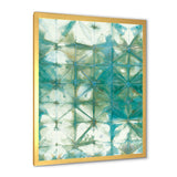 Turquoise Watercolor geometrical III