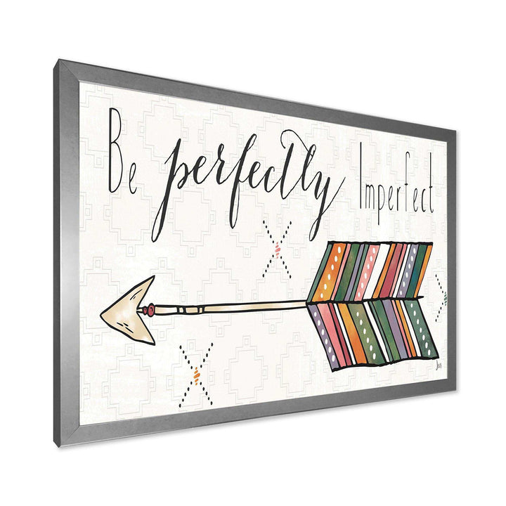 Be perfectly imperfect Boho Arrow I
