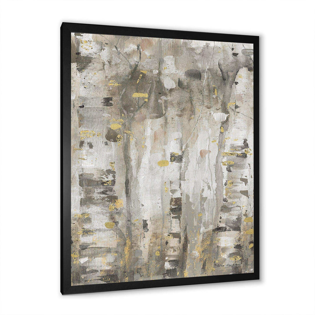 The Modern Grey Forest II - Farmhouse Living Room Wall Decor