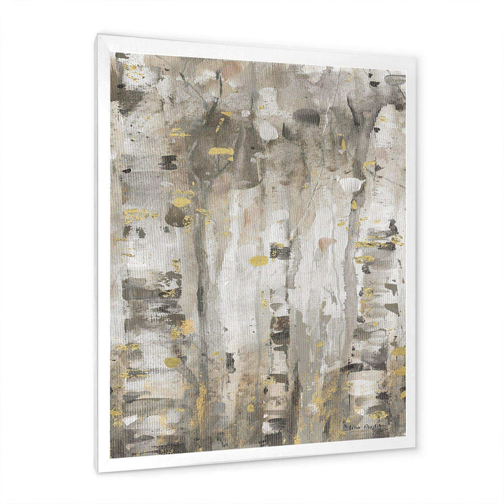 The Modern Grey Forest II - Farmhouse Living Room Wall Decor