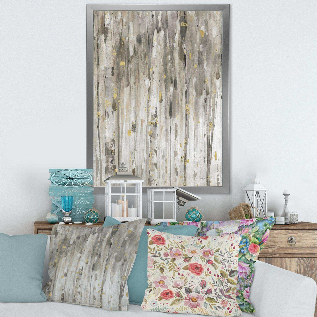The Modern Grey Forest III - Farmhouse Wall Art Prints
